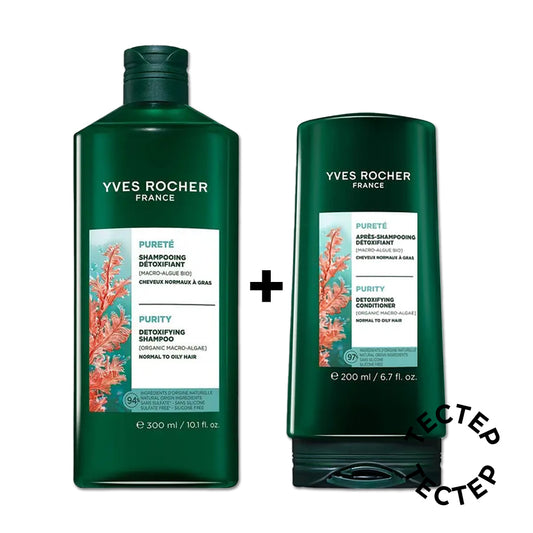 Тестер дуо / Detox освежувачки шампон и балзам