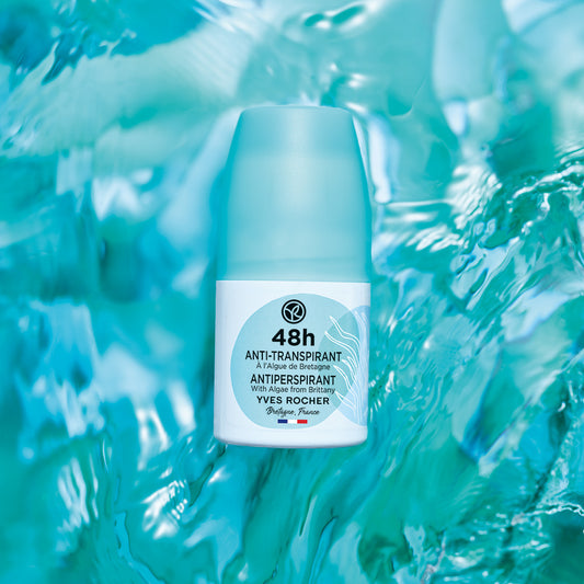 Антиперспирант со алги кој обезбедува 48h заштита