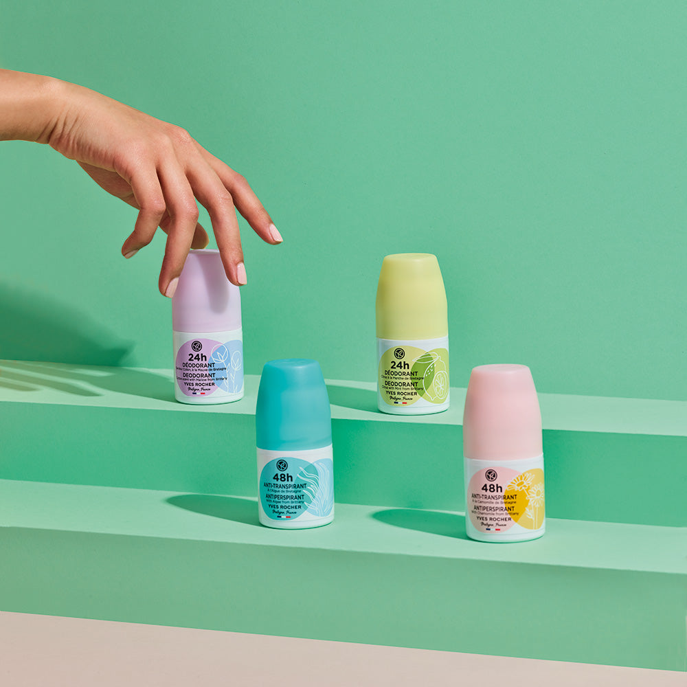 Дезодоранс со 24h заштита од памук и слез – Yves Rocher Macedonia