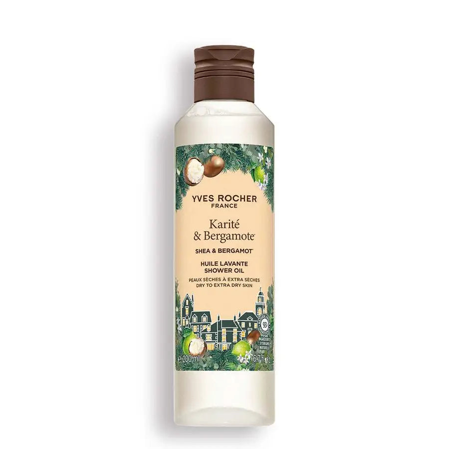 Shea & Брегамот масло за туширање за сува до многу сува кожа