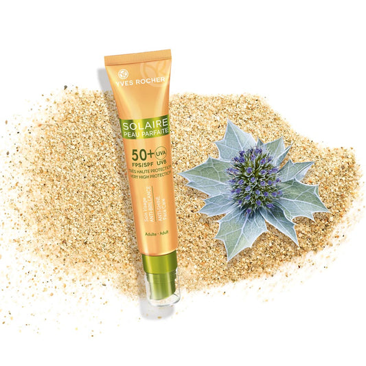 Anti-Age нега за лице со ефект против дополнителен сјај SPF 50